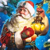 Пакет подарочный новогодний ламинированный, &laquo;Дед Мороз&raquo; , 18&times;10&times;22.3 см