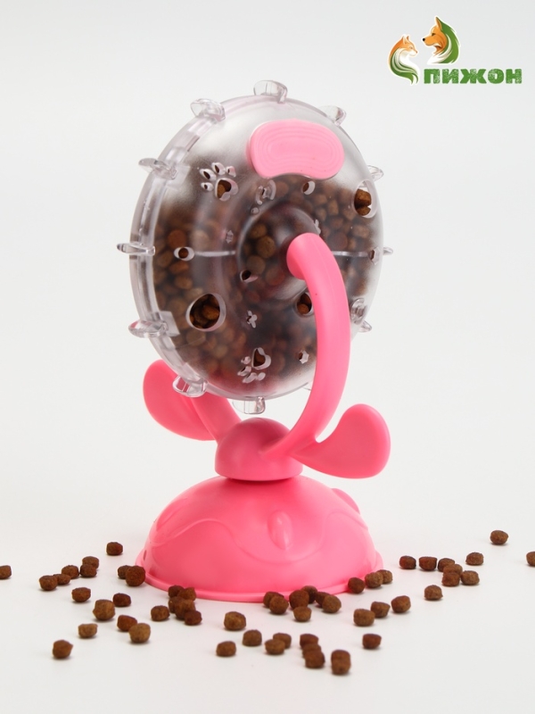 Игрушка для кошек под лакомство, 13 х 11, розовая