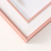 Фоторамка пластик 20х25 см "Романтизм" розовая 2,5х26,2х31,2 см