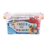 Настольная игра "Баланс стулья", 72 стула