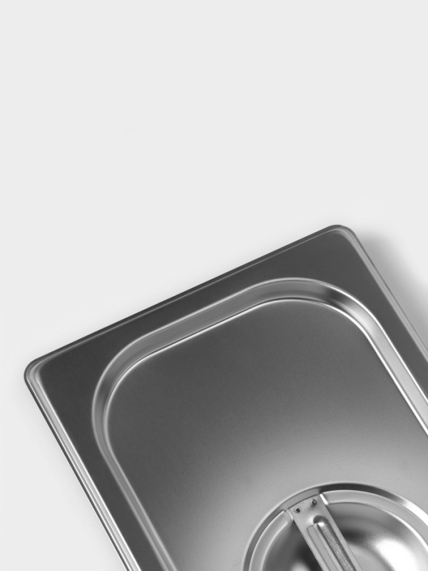 Крышка к гастроемкости 1/3 325x176 мм, толщина 0,8 мм