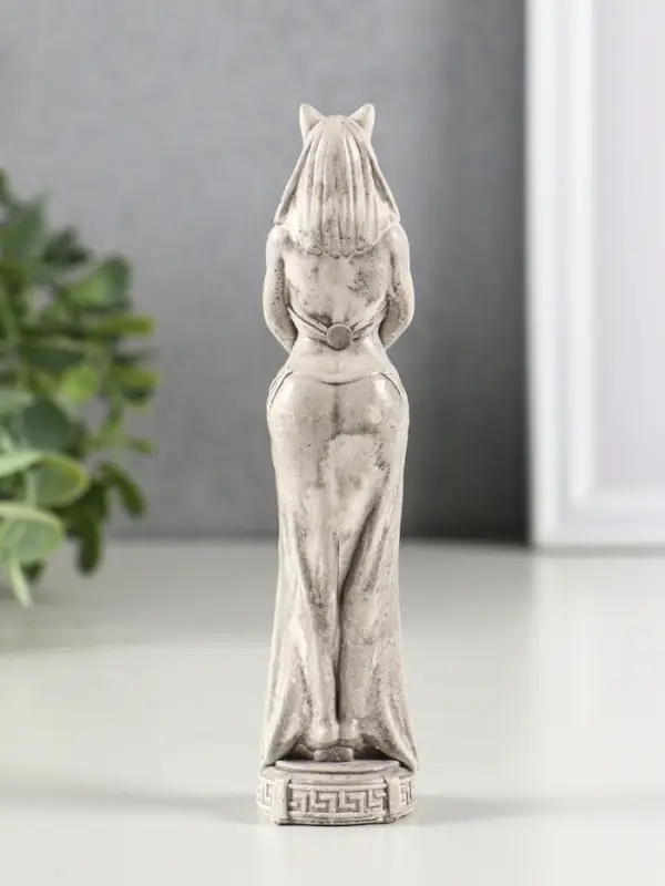 Фигура гипс "Богиня Египта" 14х3 см, под камень