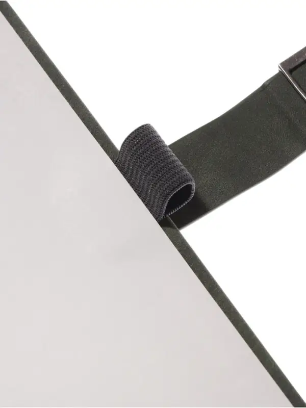 Ежедневник недатированный формат А5, с хлястиком, 112л, линия, пвх, Зеленый