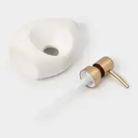 Набор для ванной "", 2 предмета (Дозатор и диффузор), цвет белый