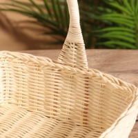 Корзина плетеная 22x20x26 см, ротанг