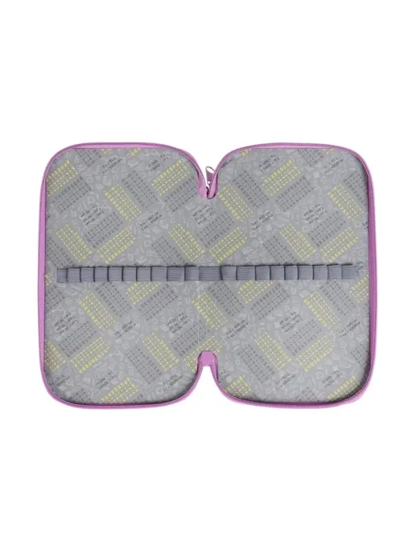 Пенал 3 секции, 125 х 205 х 55 мм, Calligrata 30П26/3 "Кот чёрный", ламинированный картон