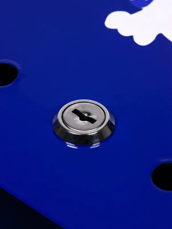 Ящик почтовый с замком, вертикальный "Филин", синий