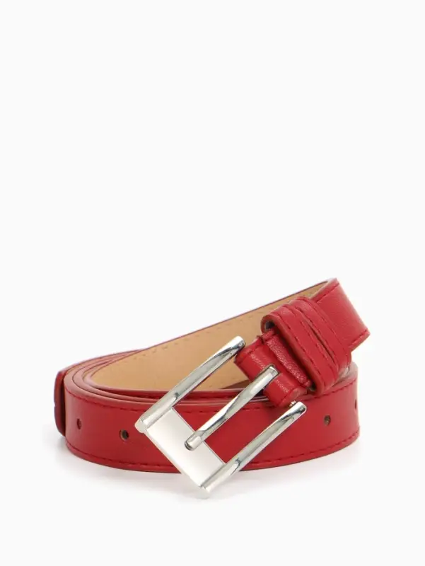 Ремень жен 05-01-02-01, Март2505, 2,7*0,3*110 см, без винта, пряж металл, 1 прокол,