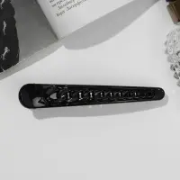 Зажим для волос &laquo;Вивьен&raquo;, звенья, 11 см, чёрный