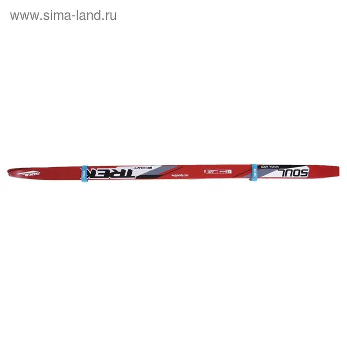 Зажим-липучка для лыж, узкий, бирюзовый, чёрный