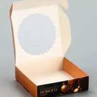 Коробка "Новогодний аромат"  11,5 х 11,5 х 3 см