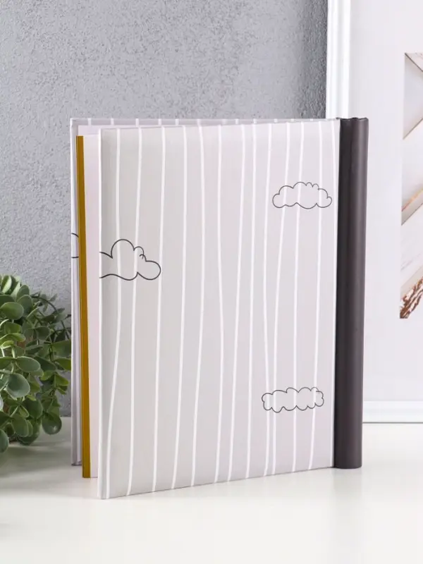 Фотоальбом "Воздушный мишка" 10 "магнитных"листов 23X28см, пер-т внутр.спираль