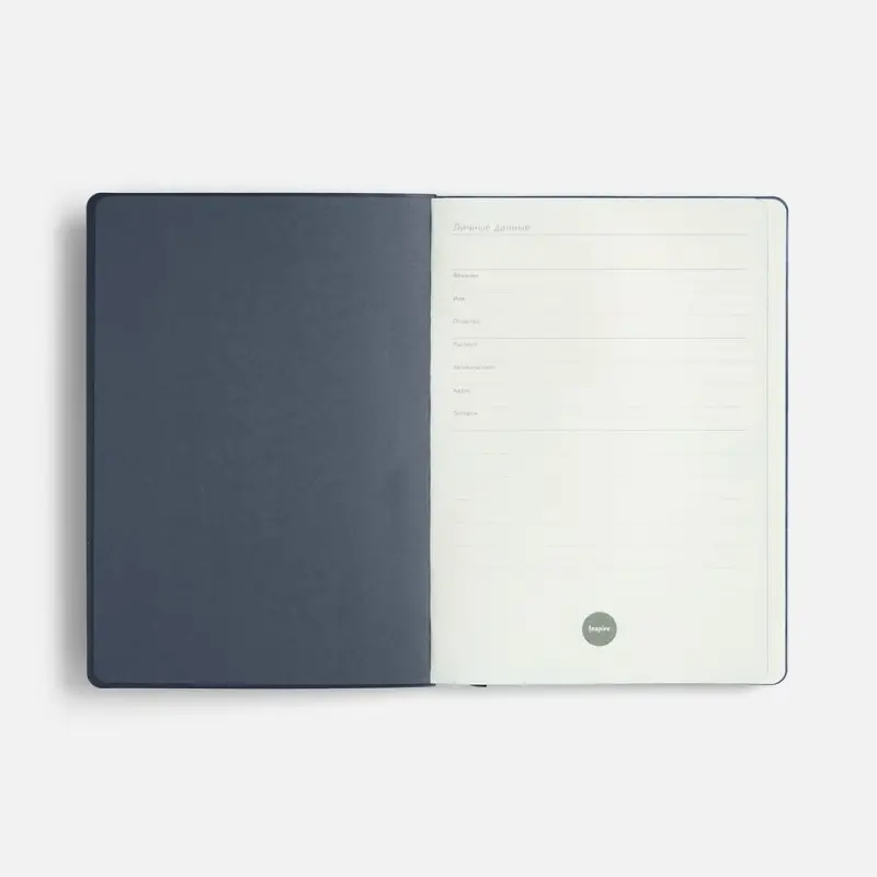 Ежедневник Doppio, недатированный, синий