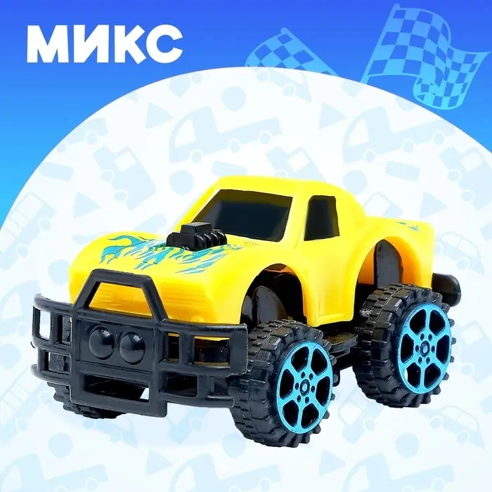 Машина инерционная &laquo;Джип&raquo;, цвета МИКС