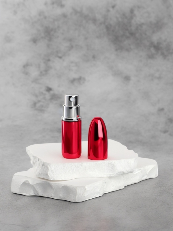 Флакон для парфюма &laquo;Пуля&raquo;, с распылителем, 3 мл, цвет красный