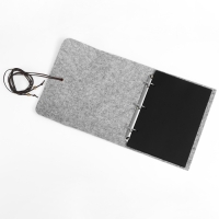 Фотоальбом войлок 30 листов "Сердечко"  24,5х20 см