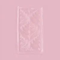 Форма для шоколада &laquo;Перья&raquo;, пластик, 20,5&times;10,5&times;1,5 см, прозрачная