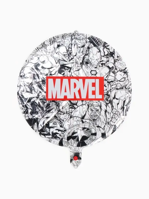 Набор бумажной посуды 10 персон: стакан, тарелка, скатерть, Мстители