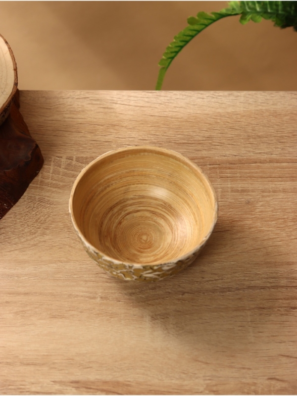 Миска 10х10х5 см, бамбук