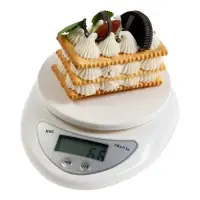 Весы кухонные LVK-706, электронные, с чашей, до 5 кг, белые