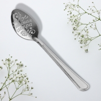 Ложка чайная с гравировкой &laquo;Любимая сестра&raquo;, на подарочной открытке, 3 х 14 см.