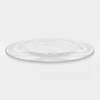 Тарелка стеклянна "Грани", 32,5х1,5 см