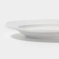 Блюдце Hanna Kn&ouml;vell, d=16.5 см, к бульоннице 300 мл, фарфор, белое