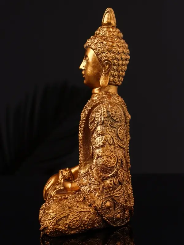 Фигура "Будда большой"  17х13 см, бронза