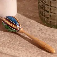 Сувенирный музыкальный инструмент "Маракас" 24х5,5х5,5 см МИКС