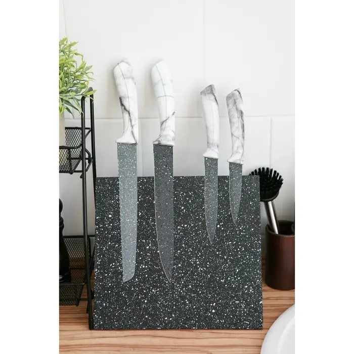 Нож кухонный - шеф Доляна &laquo;Мрамор&raquo;, лезвие 20 см