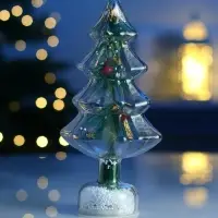 Фигура светодиодная "Елочка", 1 LED, 25 см, от бат. AAAх3, RGB