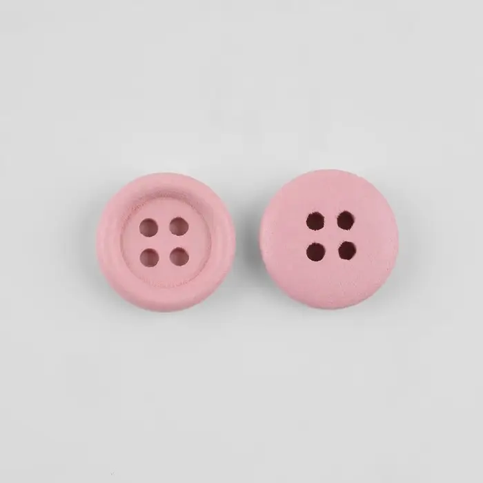 Пуговицы деревянные &laquo;Радуга&raquo;, 4 прокола, d=15 мм, набор 20 шт., разноцветные