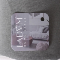 Органайзер подвесной с карманами LaDо́m, 3 отделения, 59&times;20 см, цвет серый