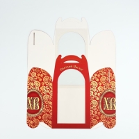 Складная коробка под торт &laquo;Пасхальная&raquo;, 15 х 15 х 18 см