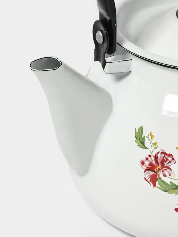 Чайник сферич. с мет.р. 3л (белая)Астры