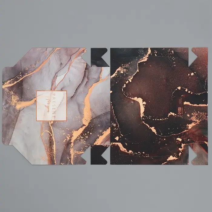 Кондитерская упаковка, коробка Present for you, 14 х 14 х 3,5 см