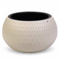 Кашпо "Жемчужина" 7л подвесное, бежевый