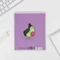 Тетрадь в клетку, предметная, 48 л.,на скрепке, А5 &laquo;ПЕРСОНАЖИ. Английский язык&raquo;