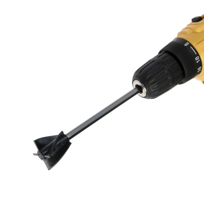 Миксер для красок ТУНДРА, пластиковый, шестигранный хвостовик, 165 х 35 мм