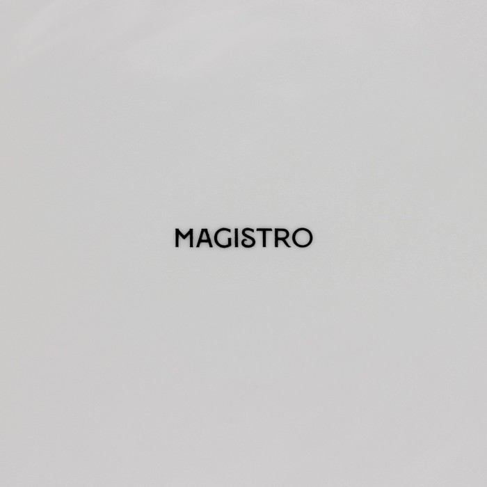 Салатник фарфоровый Magistro &laquo;Цветок Бланш&raquo;, d=26,5 см, цвет белый