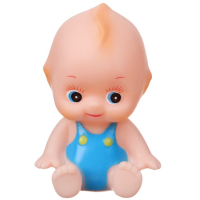 Набор резиновых игрушек для ванны &laquo;Пупс в ванне&raquo;, с пищалкой, 5 шт, цвет МИКС, Крошка Я