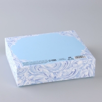 Коробка новогодняя складная &laquo;Тройка&raquo; 20 х18 х 5 см, Новый год