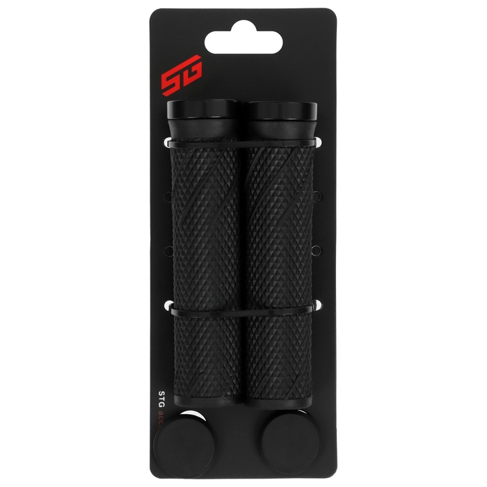 Грипсы STG SZ-056B, 135 мм, Lock-On, цвет чёрный