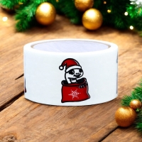 Скотч новогодний с логотипом "Новогодняя Змея" 48*45м 45мкм