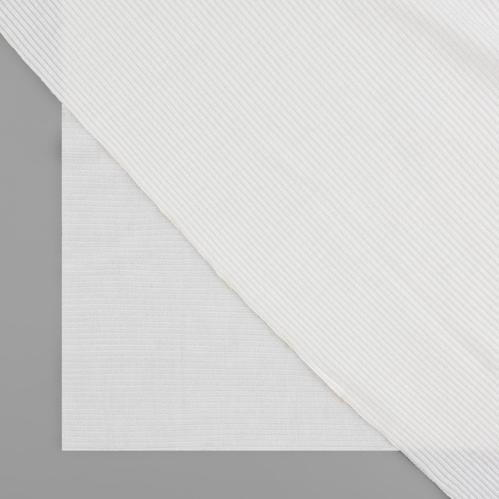 Лоскут кашкорсе с лайкрой, 50 &times; 50 см, цвет молочный