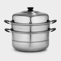 Пароварка из нержавеющей стали &laquo;Дари&raquo;, d=26 см, 2 уровня