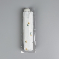 Зонт механический &laquo;Цветы&raquo;, 4 сложения, 8 спиц, R = 47/55 см, D = 110 см, цвет МИКС