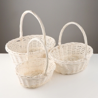 Набор корзин, 3 шт, 46&times;36&times;16/42 см, 41&times;31&times;14/35 см, 34&times;27&times;12/31 см, ива