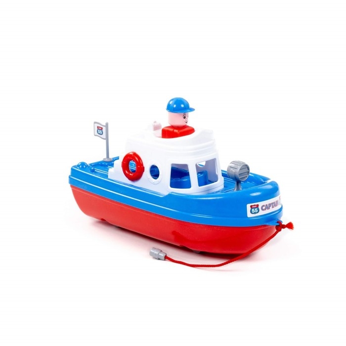 Катер &laquo;Спасатель&raquo;, цвет бело-синий