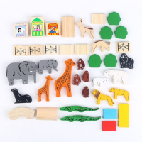 Конструктор &laquo;Зоопарк&raquo;, 39 элементов